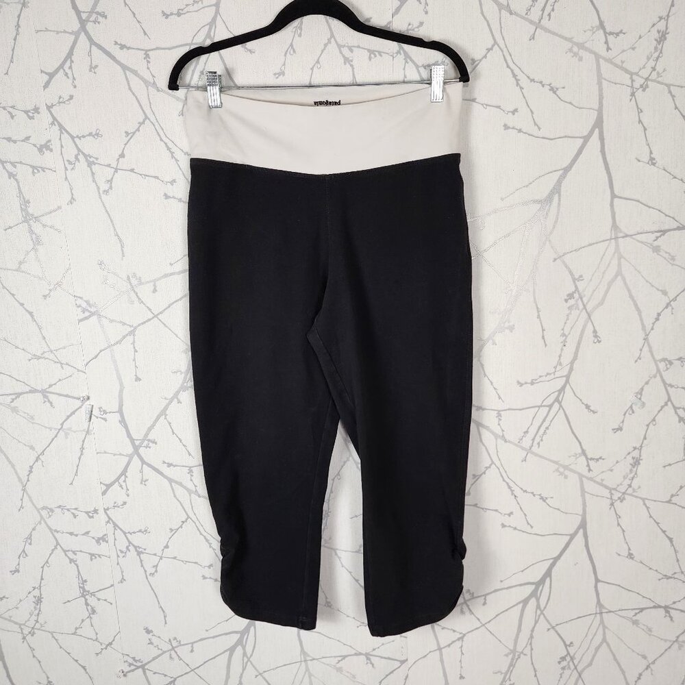 Patagonia Organic Cotton Stretch High Rise Calma Ruched Capris
